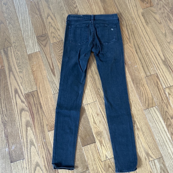 Black Patched Skinny Jeans - Picture 3 of 3